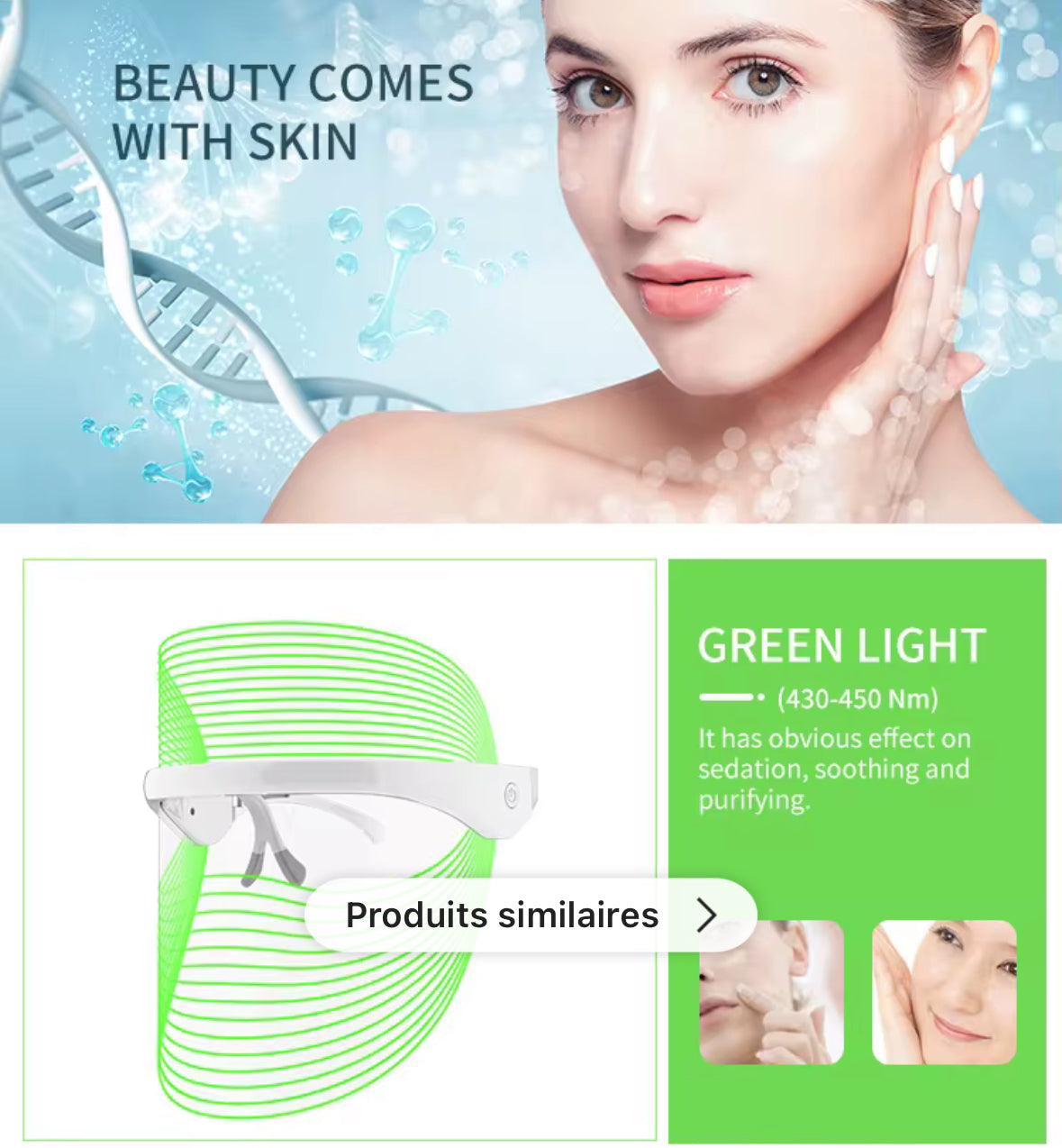 Masque LED Skincare